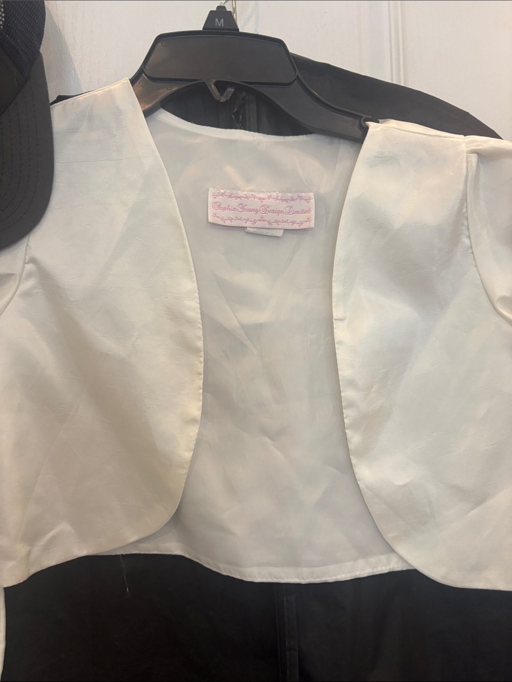 White Women's Cropped Bolero Blazer